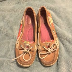 Sperry Top Sider Floral Shoes 7.5